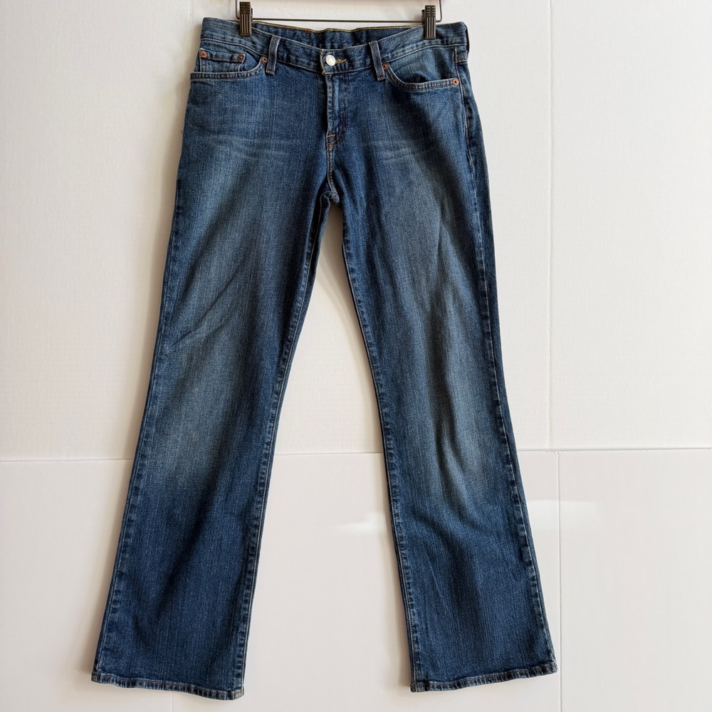 Lucky Brand‎ Dungarees Mid Rise Flare Regular Length Jeans Size 10/30